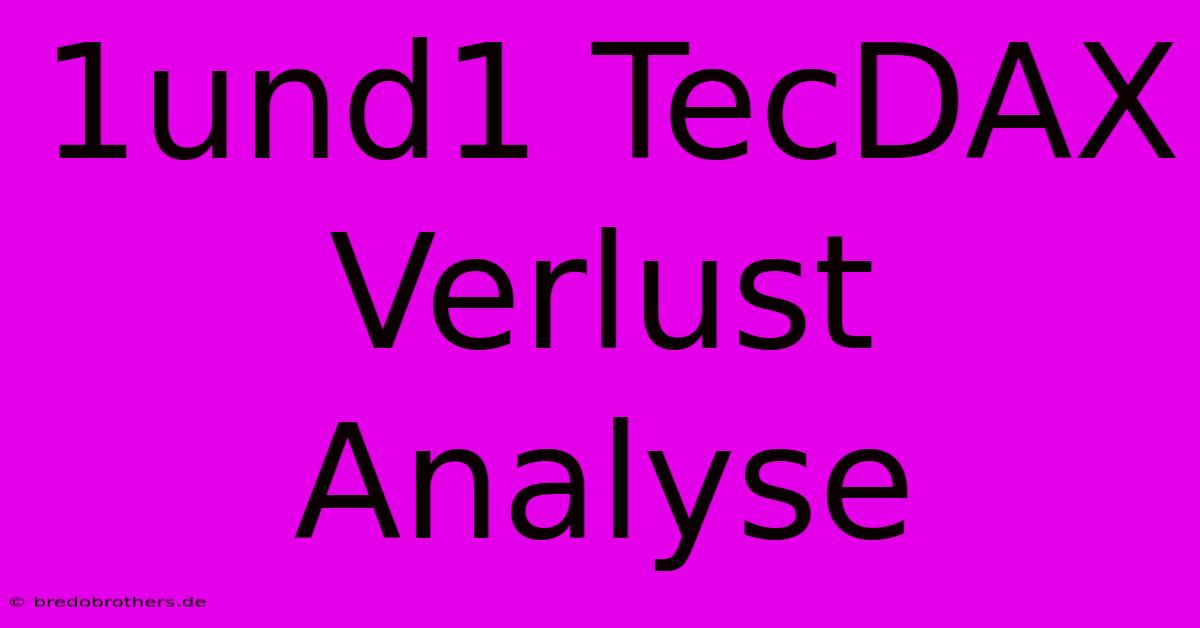 1und1 TecDAX Verlust Analyse