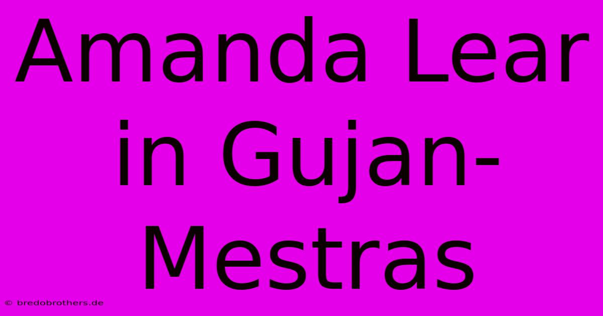 Amanda Lear In Gujan-Mestras