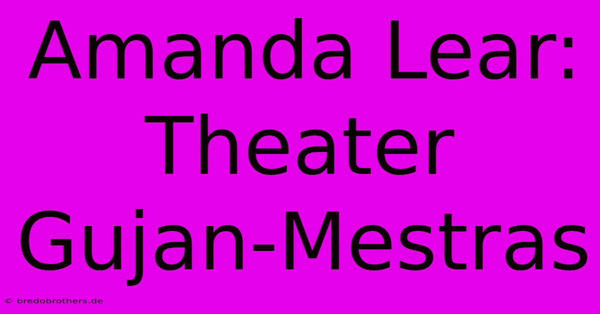 Amanda Lear:  Theater Gujan-Mestras