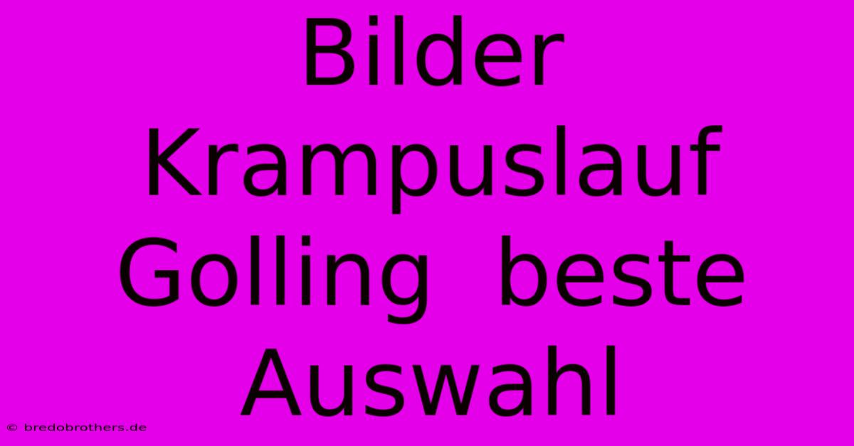 Bilder Krampuslauf Golling  Beste Auswahl