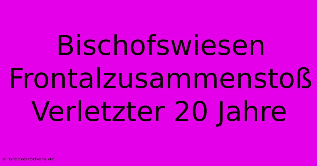 Bischofswiesen Frontalzusammenstoß Verletzter 20 Jahre