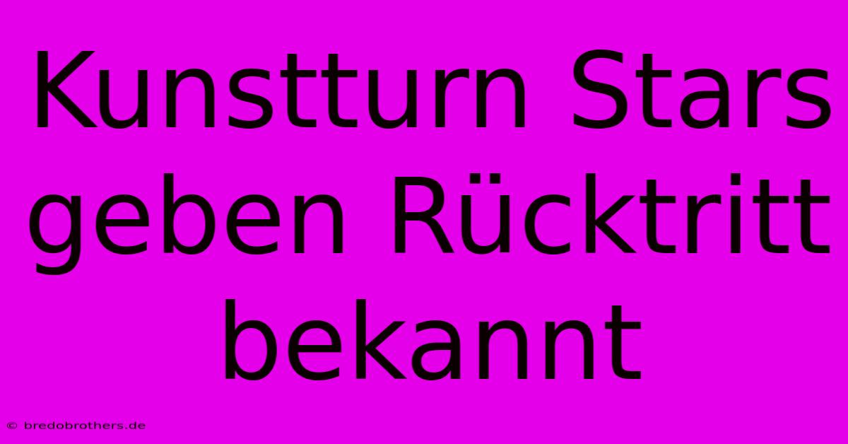 Kunstturn Stars Geben Rücktritt Bekannt